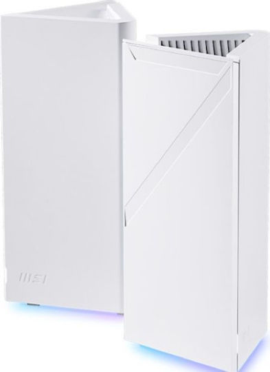 MSI Roamii BE PRO WiFi Mesh Network Access Point Wi‑Fi 7 Tri Band (2.4 & 5 & 6GHz) σε Διπλό Kit