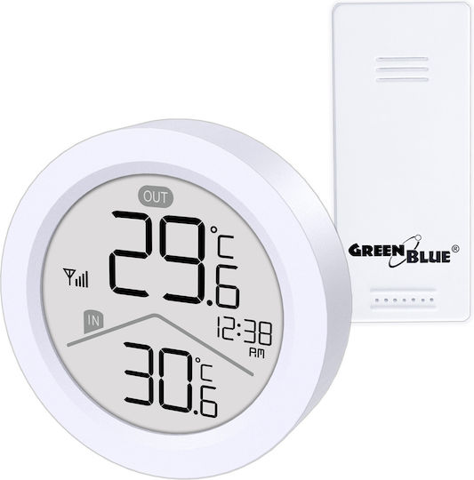Green Blue GB162 Ασύρματος Μετεωρολογικός Σταθμός Ψηφιακός Επιτραπέζιος