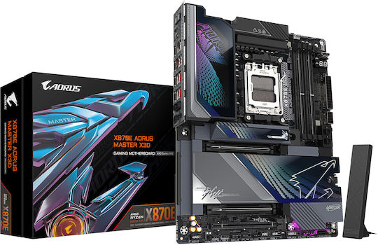 Gigabyte X870E Aorus Master X3D Wi-Fi Motherboard ATX με AMD AM5 Socket