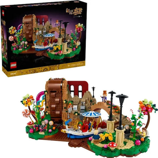 LEGO Ideas Willy Wonka & the Chocolate Factory για 18+ Ετών 2025τμχ 21360