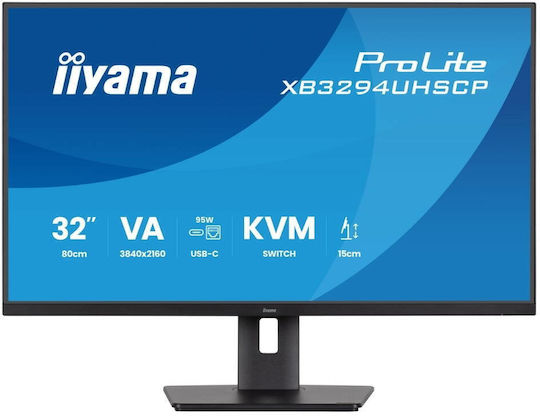 Iiyama ProLite XB3294UHSCP-B1 VA HDR Monitor 31.5" 4K 3840x2160 με Χρόνο Απόκρισης 2ms GTG