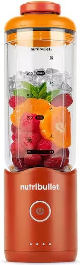 NutriBullet Nb Flex Μπλέντερ για Smoothies 0.59lt Πορτοκαλί