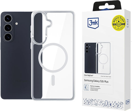 3MK Magcase Back Cover Πλαστικό / Σιλικόνης 1.5mm Διάφανο (Galaxy S26+)