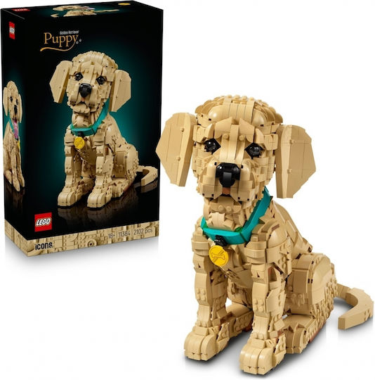 LEGO Icons Golden Retriever Puppy για 18+ Ετών 2102τμχ 11384