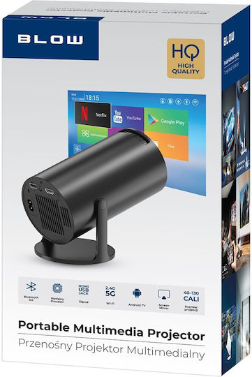 Blow 79-705 Mini Projector LCD Λάμπας LED με Wi-Fi και Ενσωματωμένα Ηχεία