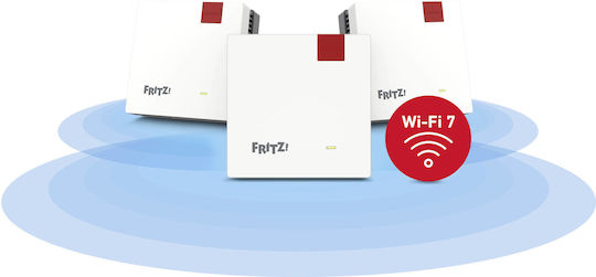 AVM FRITZ!Mesh (3-Set) WiFi Extender Dual Band (2.4 & 5GHz) 3600Mbps