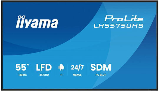 Iiyama LH5575UHS-B2AG Public Display LED 4K UHD 55"