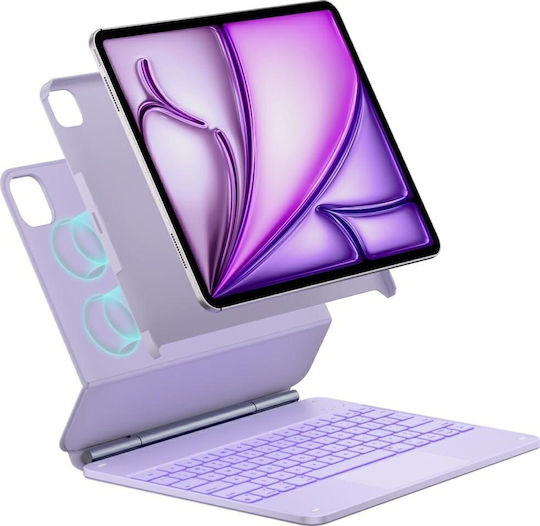 Typecase Case Edge + Keyboard Ipad Air 13 2024/2025 Light Purple Kb206-129-e-lpulch-lpu-b-us-v5