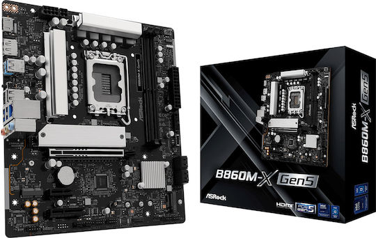ASRock B860M-X GEN5 Motherboard Micro ATX με Intel 1851 Socket