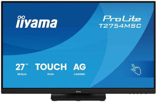 Iiyama POS Monitor 27" LED / IPS με Ανάλυση 1920x1080 T2754MSC-B2AG