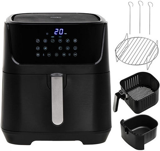 Adler Air Fryer 5.5lt Μαύρο AD 6317