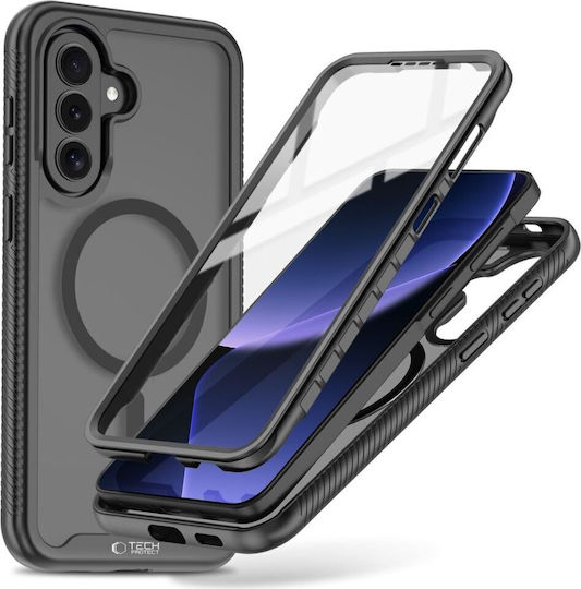 Tech-Protect Defense 360 Full Cover Σιλικόνης / Πλαστικό Μαύρο (Galaxy A57)