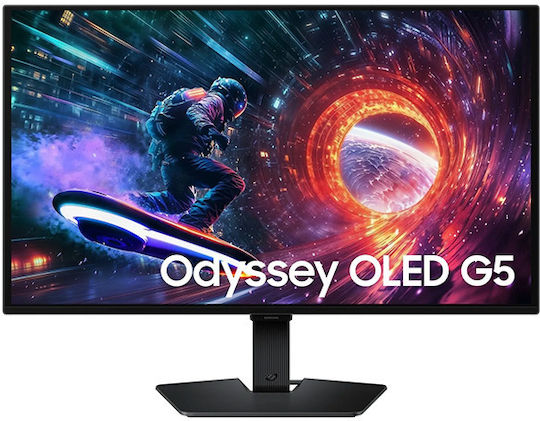 Samsung G5 G50SF QD-OLED HDR Gaming Monitor 26.7" QHD 2560x1440 180Hz με Χρόνο Απόκρισης 0.03ms GTG