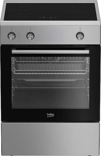 Beko FBE69100X Κουζίνα 72lt με Επαγωγικές Εστίες Π60εκ. Stainless steel