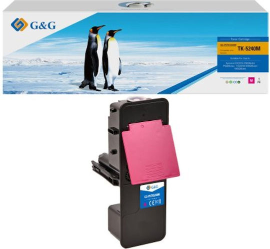 G&g Compatible Toner Cartridge Kyocera Tk5240m Nt-cktk5240m Magenta 3000s