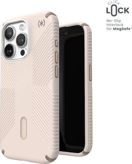 Speck Presidio2 Grip Clicklock Back Cover Πλαστικό Χρυσό (iPhone 15 Pro) 150447-3214