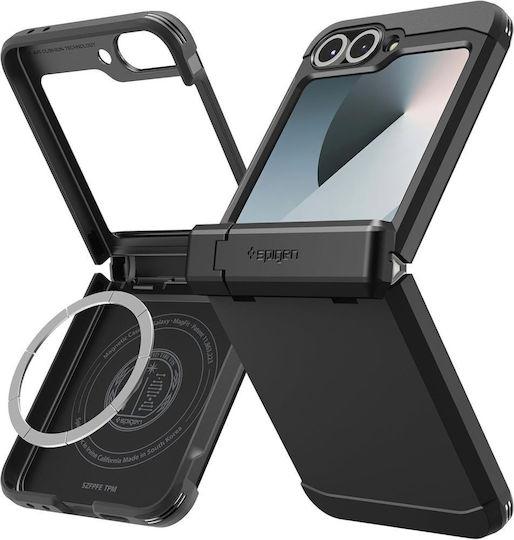 Spigen Tough Book Πλαστικό Μαύρο (Galaxy Z Flip6 / Z Flip7 FE) ACS09807