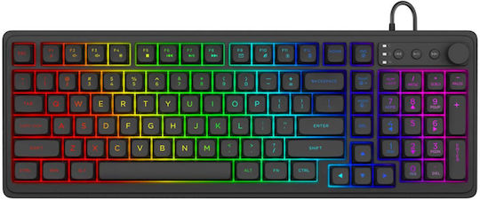 Savio GALAXIS Gaming Πληκτρολόγιο με RGB φωτισμό (Αγγλικό US)