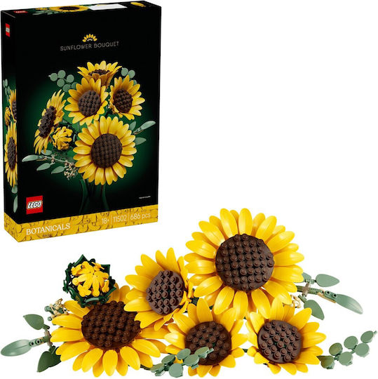 LEGO Botanical Collection Sunflower Bouquet για 18+ Ετών 686τμχ 11502