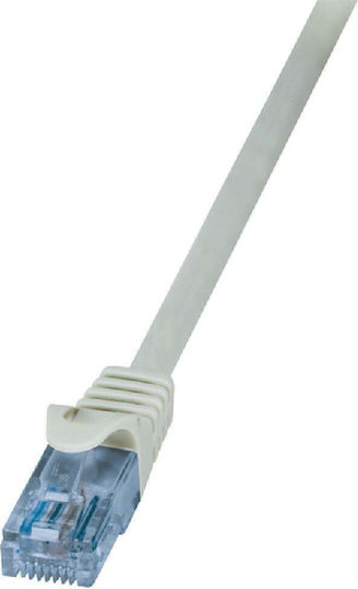 LogiLink U/UTP Cat.6a Καλώδιο Δικτύου Ethernet 0.25m Γκρι 1τμχ CP3012U