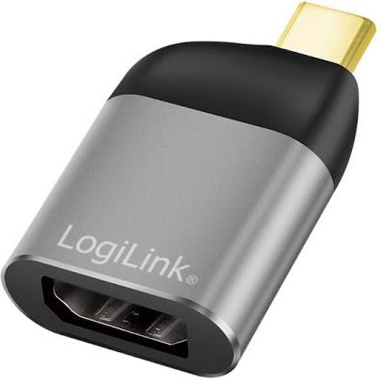 LogiLink Μετατροπέας USB-C male σε DisplayPort male 1τμχ CUA0204