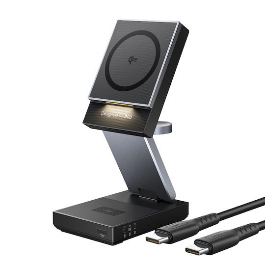 Iniu Βάση Φόρτισης 15W σε Μαύρο χρώμα (MagPro)