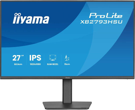 Iiyama ProLite XB2793HSU-B1 IPS Monitor 27" 1680x1050 με Χρόνο Απόκρισης 4ms GTG