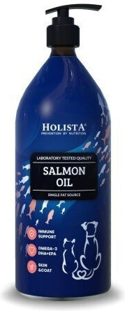Holista Λάδι Σολομού Σκύλου και Γάτας 1000ml για Ενίσχυση Οργανισμού