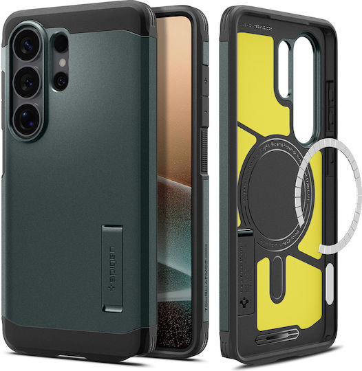 Spigen Tough Armor Mag Back Cover Σιλικόνης / Πλαστικό Πράσινο (Galaxy S26 Ultra) ACS10686