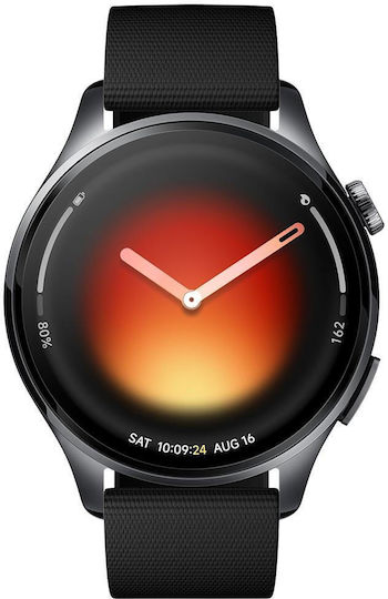 Xiaomi Watch 5 47mm Αδιάβροχο με Παλμογράφο (Black)