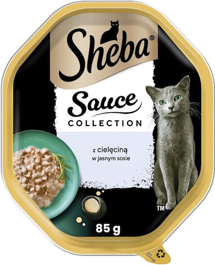 Sheba Collection Υγρή Τροφή για Ενήλικες Γάτες σε Ταψάκι 85gr