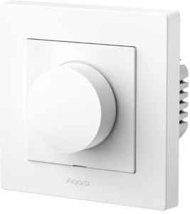 Aqara Χωνευτός Διακόπτης Dimmer με Πλαίσιο Universal Περιστροφικός 300W σε Λευκό Χρώμα H2DIM-W
