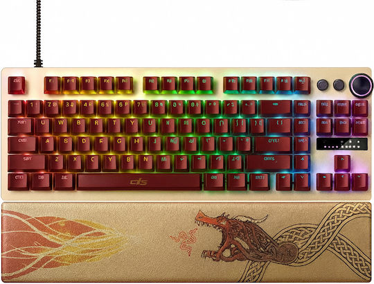 Razer Huntsman V3 Pro Tenkeyless Οπτικό Gaming Πληκτρολόγιο Tenkeyless με Razer Analog Optical Gen-2 διακόπτες και RGB φωτισμό (Αγγλικό US) Counter-Strike 2 Edition