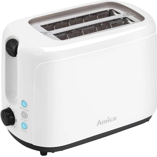 Amica AGDM-TOS-AMI-013 Φρυγανιέρα 2 Θέσεων 750W Λευκή