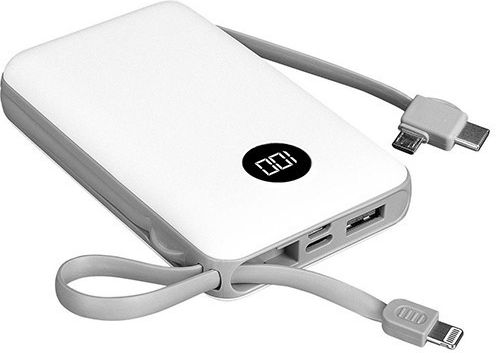 S-Link P102 Power Bank 10000mAh με Θύρα USB-A Λευκό
