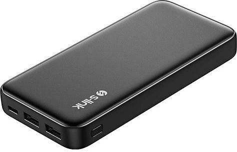 S-Link P311L Power Bank 10000mAh με 2 Θύρες USB-A Power Delivery Μαύρο