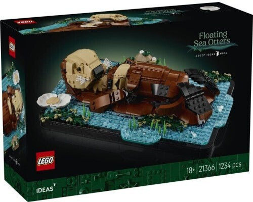 LEGO Ideas Floating Sea Otters για 18+ Ετών 1234τμχ 21366