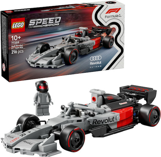 LEGO Speed Champions Audi Revolut F1® Team R26 Race Car για 10+ Ετών 216τμχ 77259