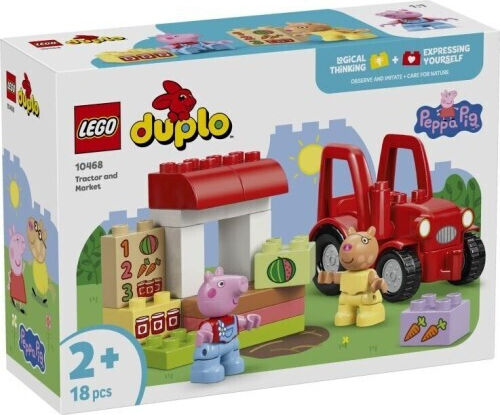 LEGO Duplo Peppa Pig - Tractor and Market για 2+ Ετών 18τμχ 10468