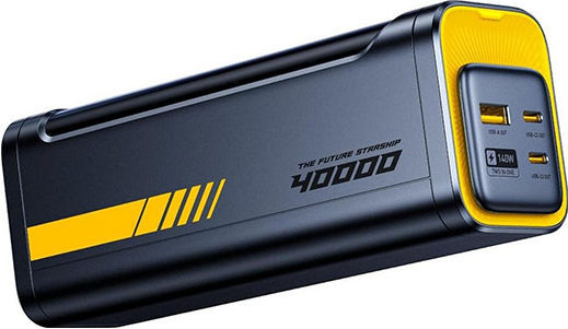 Aohi The Future Starship Power Bank 40000mAh 140W με Θύρα USB-A και 2 Θύρες USB-C Power Delivery