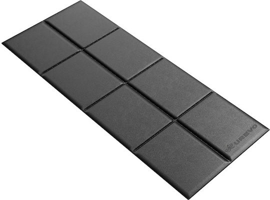 Urevo Στρώμα Γυμναστικής Pilates Μαύρο (160x65cm)