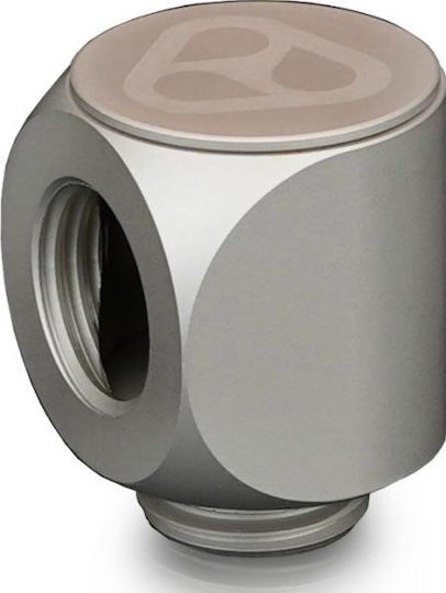 Thermal Grizzly Grizzly Deltamate Rotary Fitting 90° Nickel (tg-dm-fit-0203) Ασημί TG-DM-FIT-0203