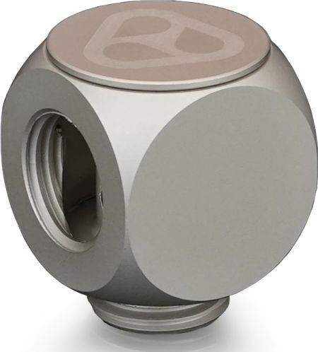 Thermal Grizzly Grizzly Deltamate Rotary T Fitting Nickel (tg-dm-fit-0204) Ασημί TG-DM-FIT-0204