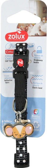 Zolux Chatouille Black Cat Collar