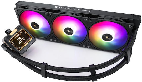 Thermalright Frozen Warframe Υδρόψυξη Επεξεργαστή Τριπλού Ανεμιστήρα 120mm για Socket AM4/AM5/1700/1200 με ARGB Φωτισμό