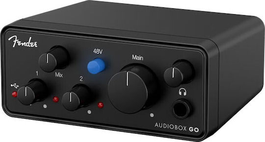 Fender AudioBox Go Εξωτερική Επαγγελματική Κάρτα Ήχου με Σύνδεση USB