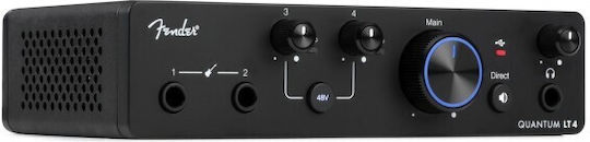 Fender Quantum LT 4 2777700613 Εξωτερική Επαγγελματική Κάρτα Ήχου με Σύνδεση USB