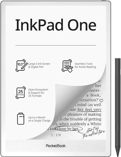 Pocketbook Inkpad One με Οθόνη Αφής 10.3" (32GB) Μαύρο