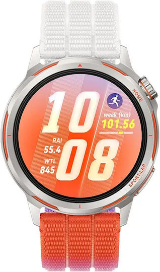 Huawei Watch GT Runner 2 Titanium 43mm Αδιάβροχο με Παλμογράφο (Dawn Orange)
