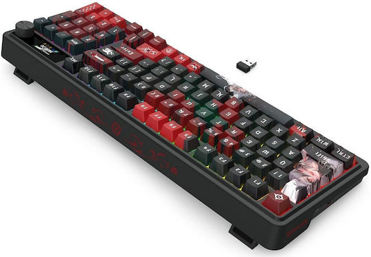 Redragon ARTEMIS PRO Ασύρματο Gaming Μηχανικό Πληκτρολόγιο με RGB φωτισμό (Αγγλικό US)